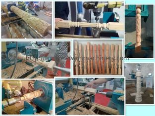 4kw Double Cutter Woodworking Lathe Machine 3500rpm Mdf Cnc Cutting Machine