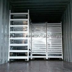 Transportation L1340mm H1900mm Metal Plant Trolley For Moving Pot Plants