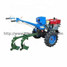 18HP Hand Tractor Equipment , 7.35kw Agriculture Mini Tractor With Rotavator