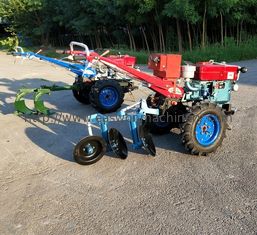 Diesel Engine 10-12HP Small Hand Tractor For Agriculture Single Axle 4 Strokes