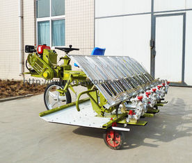 3.68kw Rice Plantation Machine , 6 Rows Tractor Operated Paddy Transplanter