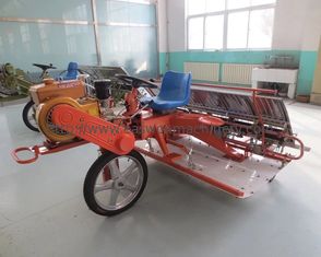 Agriculture 6 Rows Paddy Transplanter Machine , 300mm Row Space Mini Rice Transplanter