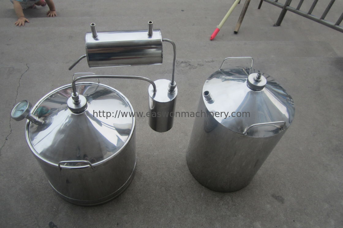 304 Stainless Steel Cow Milking Machine Dia305mm 12L Milk Can Distiller