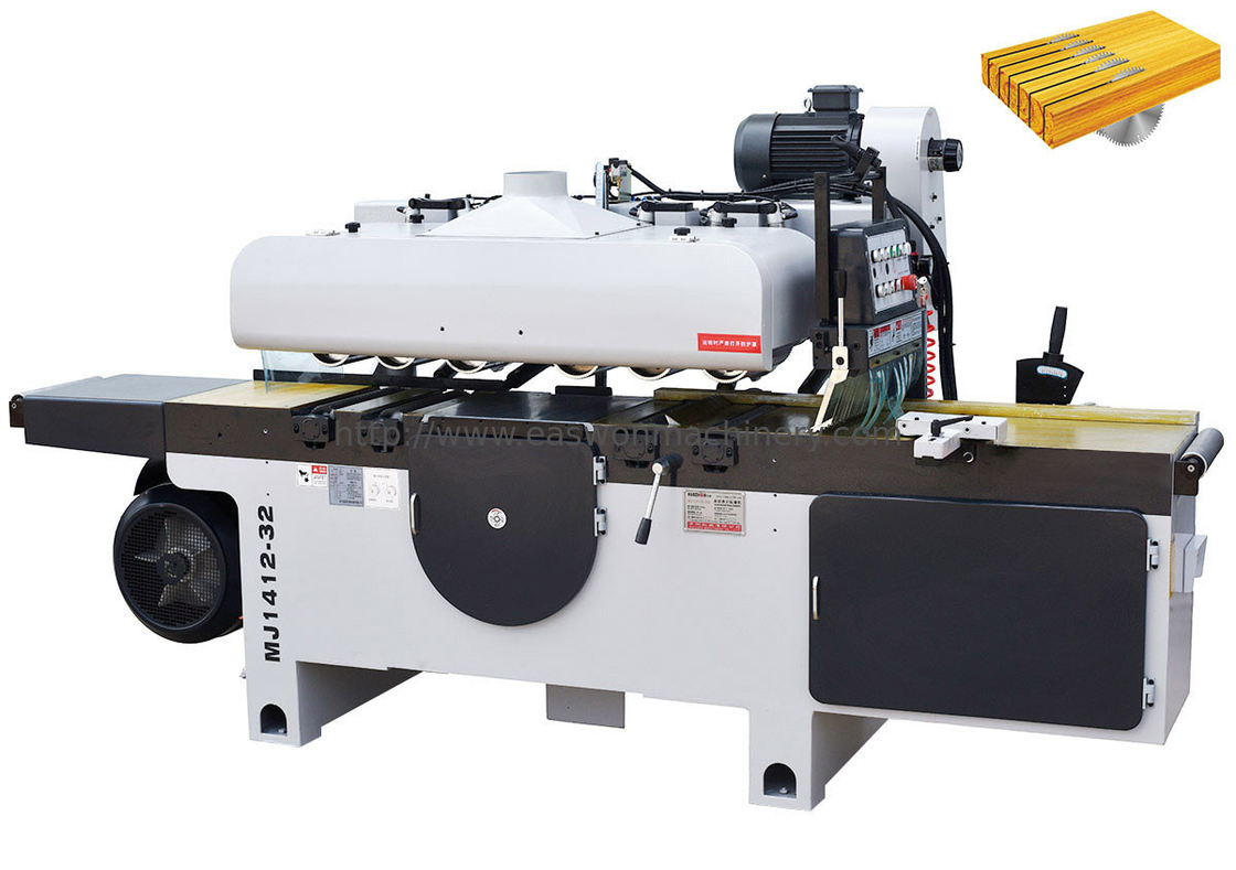 550mm / 360mm Automatic Multiple Rip Saw Machine For Solid Wood Panel Processing