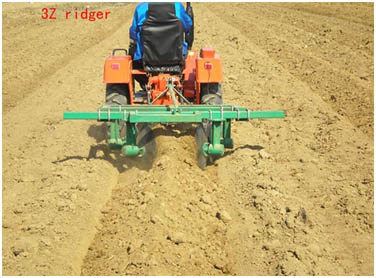 Agricultural H150mm Furrow Ridger 20hp Small Scale For Farming