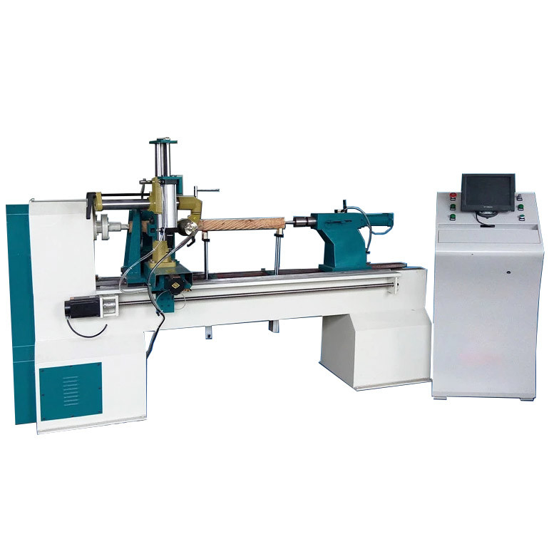 380v Wood Turning Lathe Machine , L20mm Cnc Wood Lathe Machine